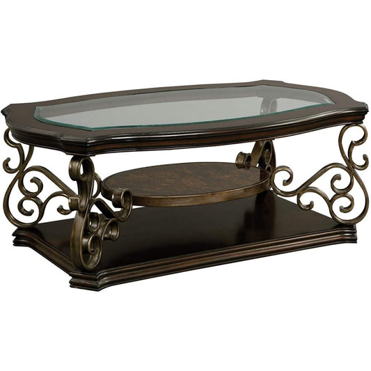 Traditional Coffee Table Accent Cocktail Table DailySale