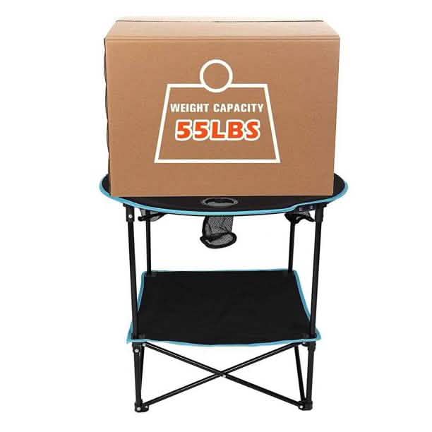 Travel Camping Picnic Collapsible Round Table DailySale