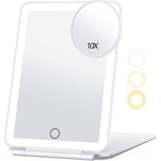 Travel Makeup Mirror with 10X Magnifying Mirror DailySale