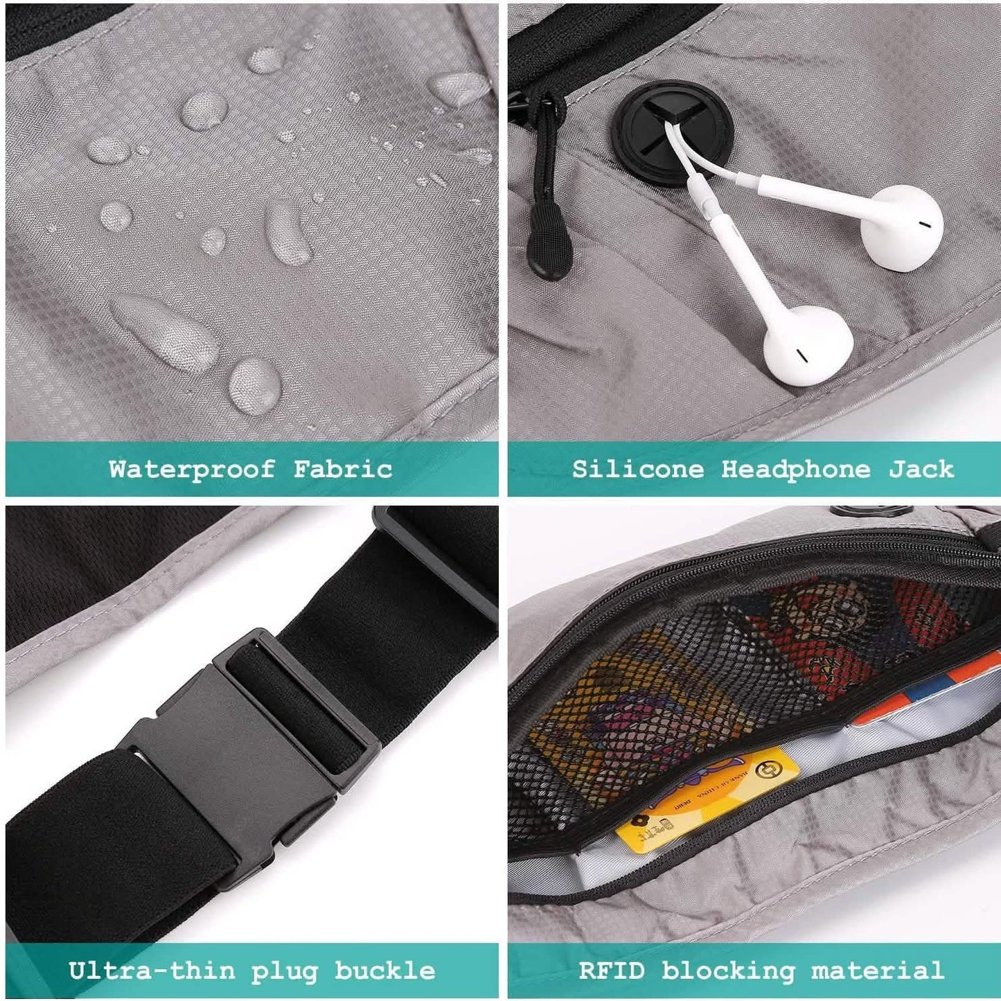 Travel Money Wallet Belt Pouch Blocking Hidden Passport Holder Bag DailySale