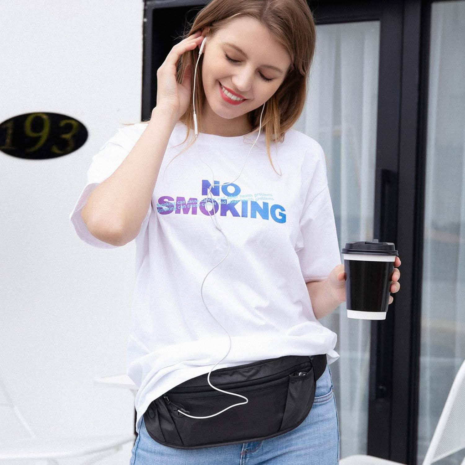 Travel Money Wallet Belt Pouch Blocking Hidden Passport Holder Bag DailySale