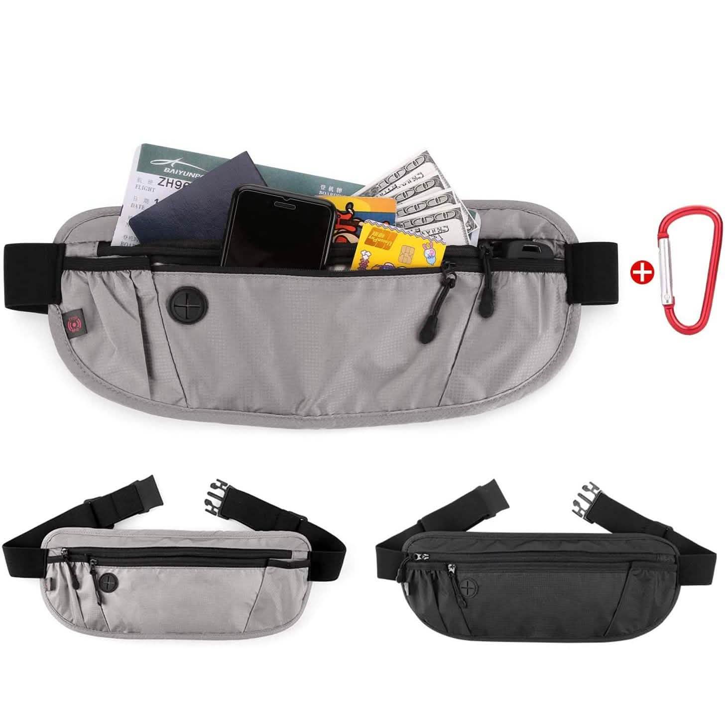 Travel Money Wallet Belt Pouch Blocking Hidden Passport Holder Bag DailySale
