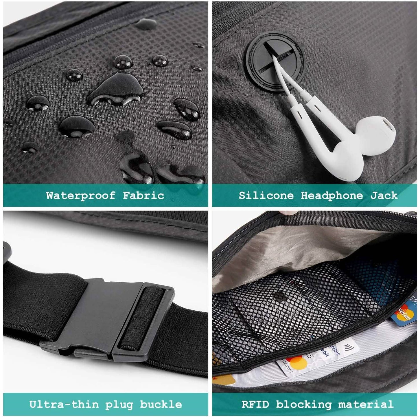 Travel Money Wallet Belt Pouch Blocking Hidden Passport Holder Bag DailySale