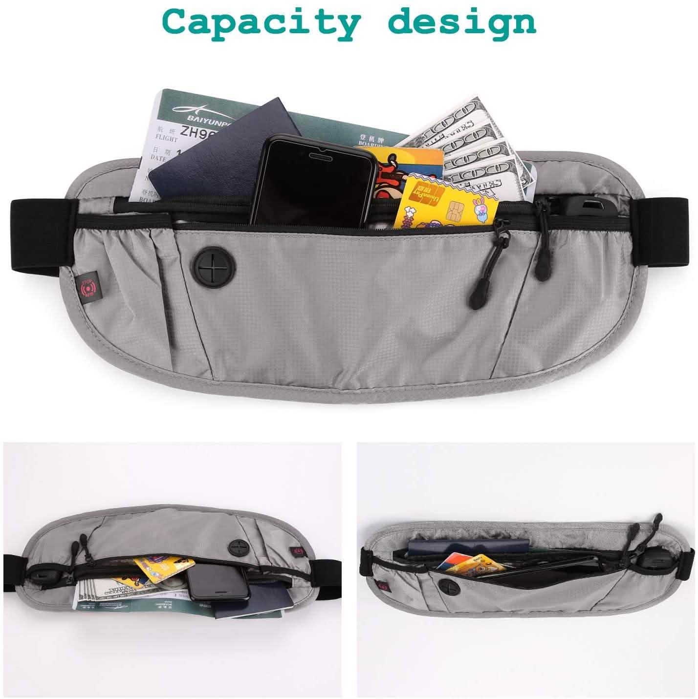 Travel Money Wallet Belt Pouch Blocking Hidden Passport Holder Bag DailySale