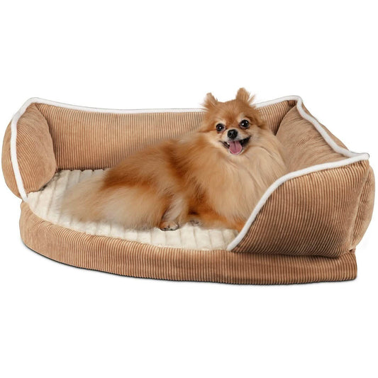 Triangle Corner Pet Bed - Corduroy DailySale