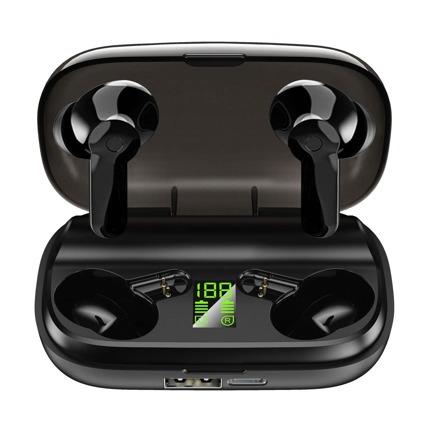 True Wireless V5.0 Earbuds IPX 5 Water Resistant DailySale