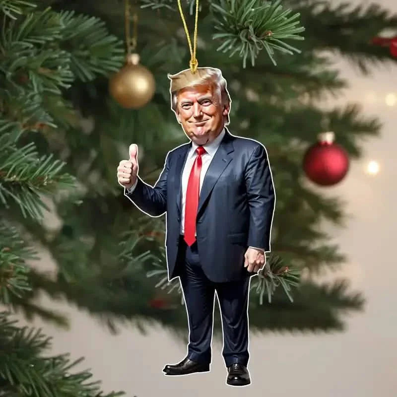 Trump-Inspired Acrylic Decor - Sparkling Ornaments DailySale