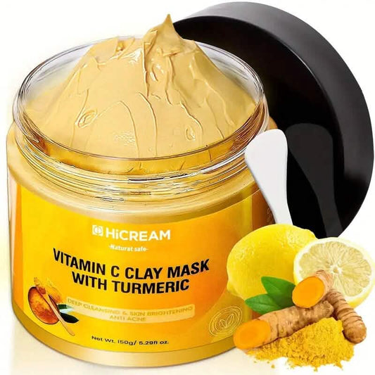 Turmeric Vitamin C Deep Cleaning Clay Facial Mask DailySale