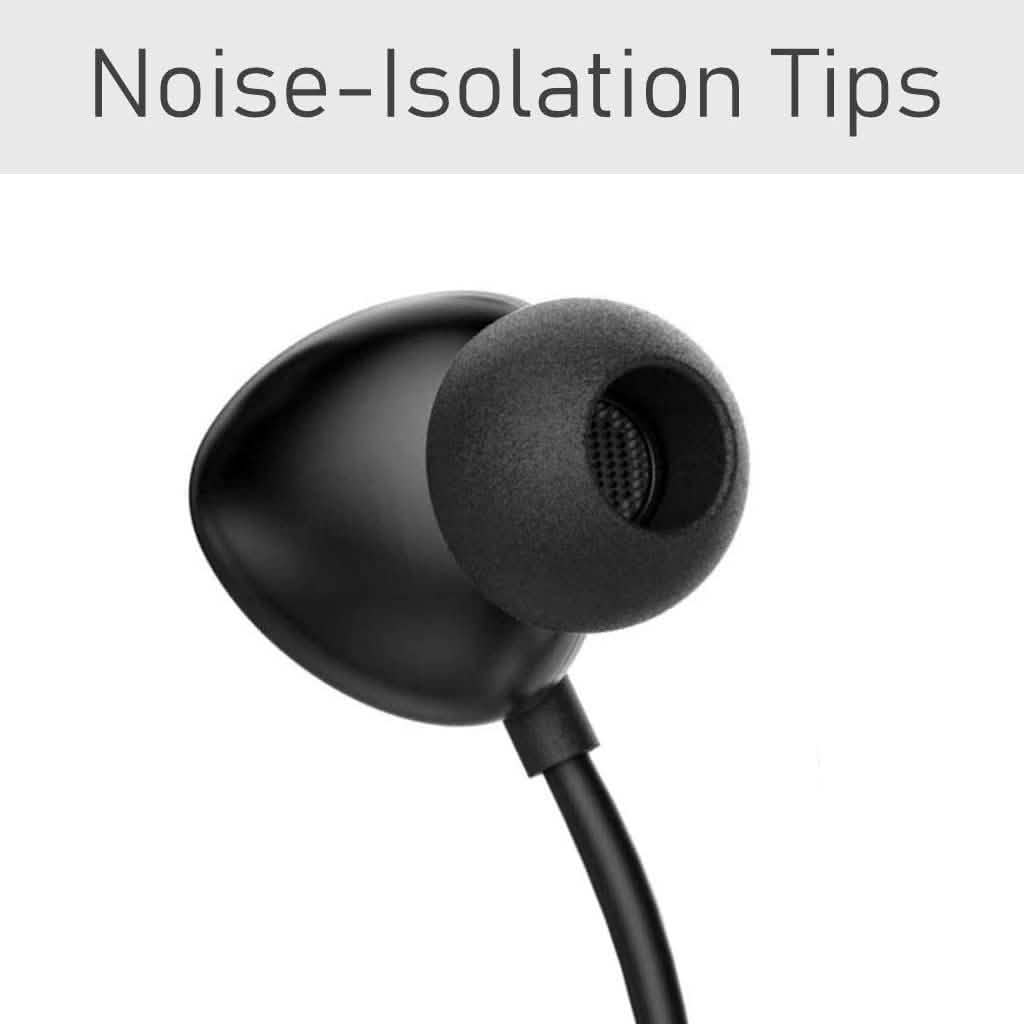 Type C Headphones, In-Ear Wired Earbuds with Microphone & Volume Control Mic Earphones DailySale