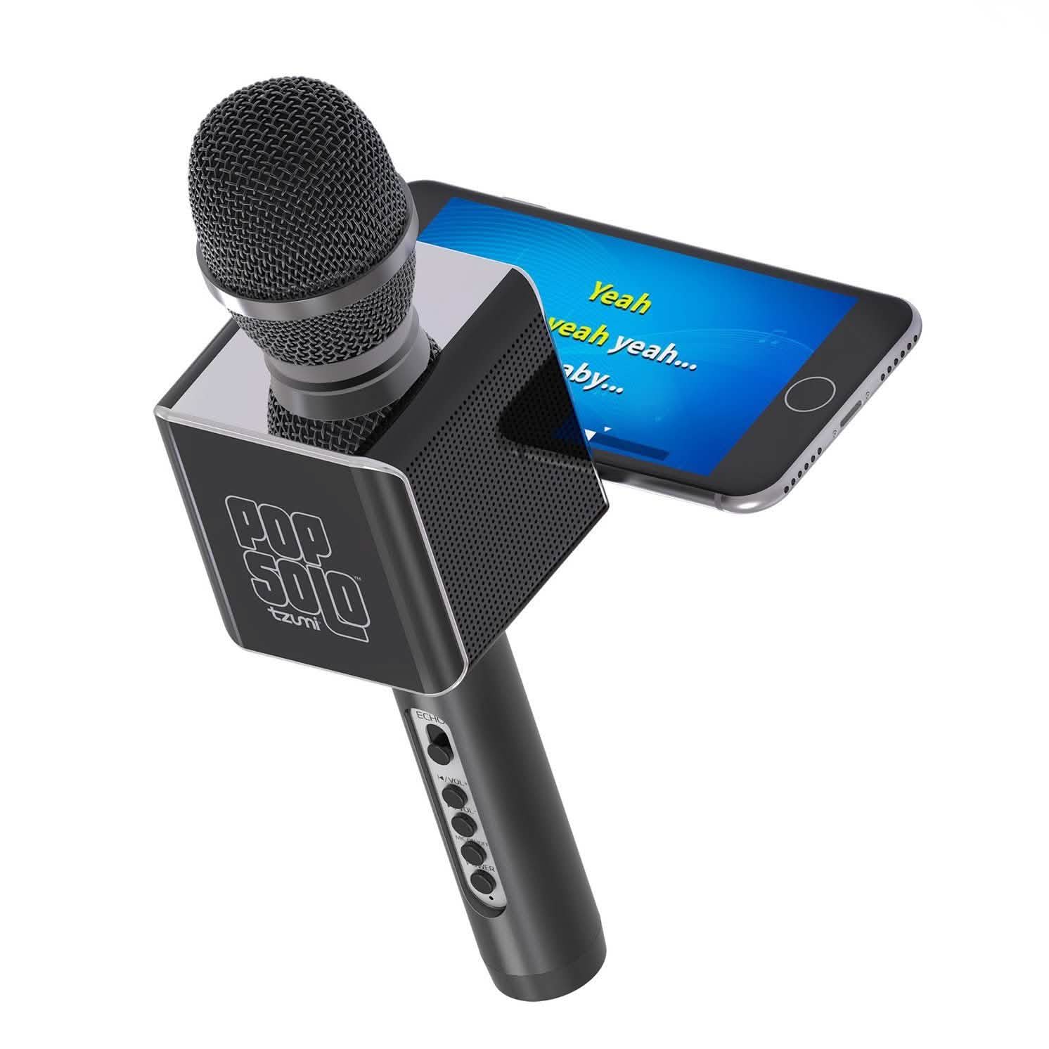 Tzumi Pop Solo Wireless Bluetooth Karaoke Microphone And Speaker DailySale