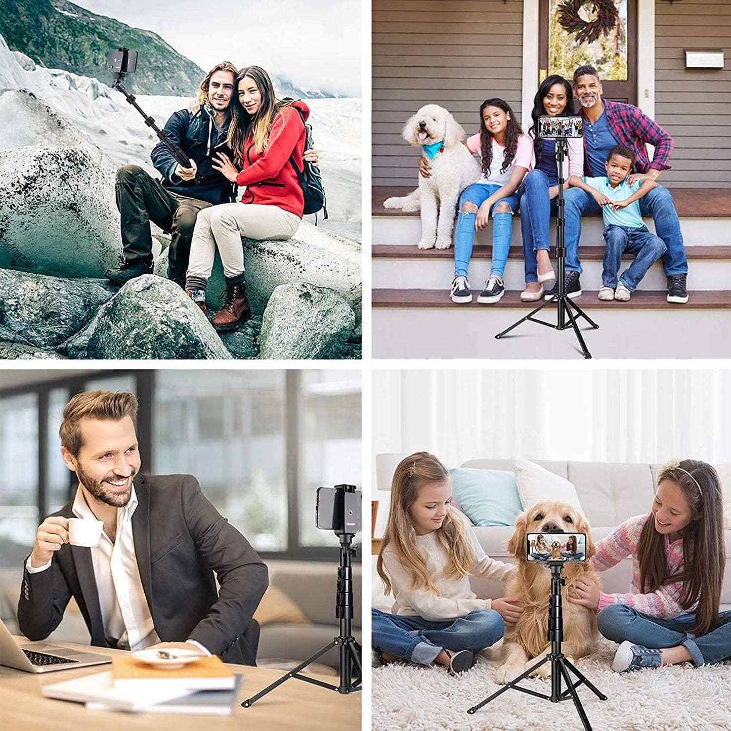 UBeesize 51" Extendable Tripod Stand with Bluetooth Remote DailySale