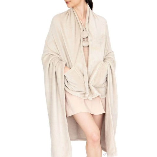 Ultra-Plush Faux Fur Fleece Wearable Blanket DailySale