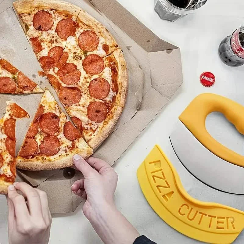 Ultra-Sharp Stainless Steel Pizza Cutter With Rocker Arm DailySale