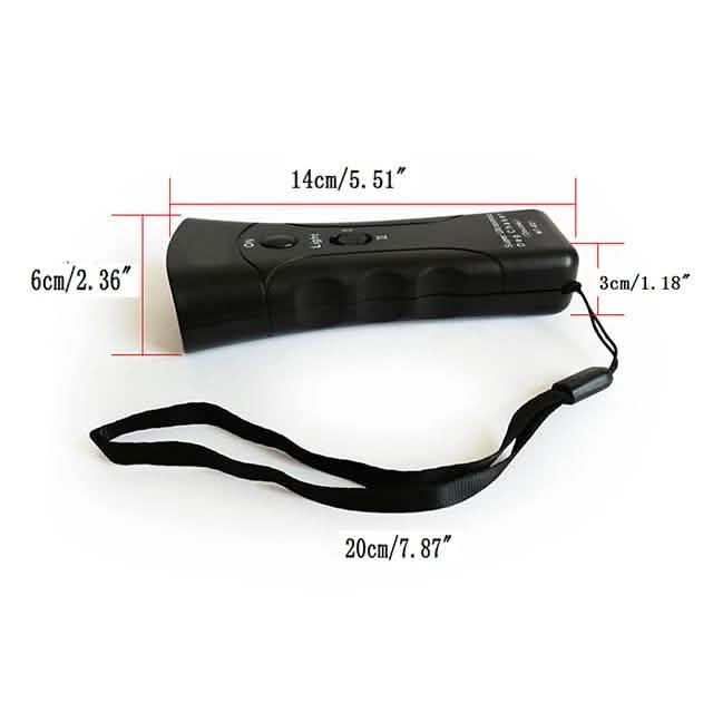 Ultrasonic Aggressive Animal Attacks Repeller Flashlight DailySale