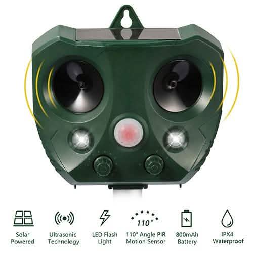 Ultrasonic Animal Repeller Solar DailySale