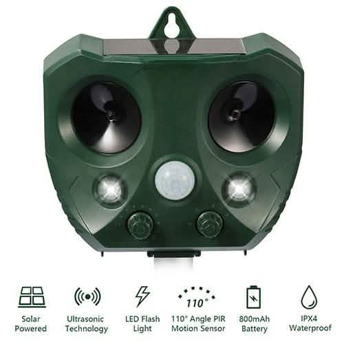 Ultrasonic Animal Repeller Solar DailySale