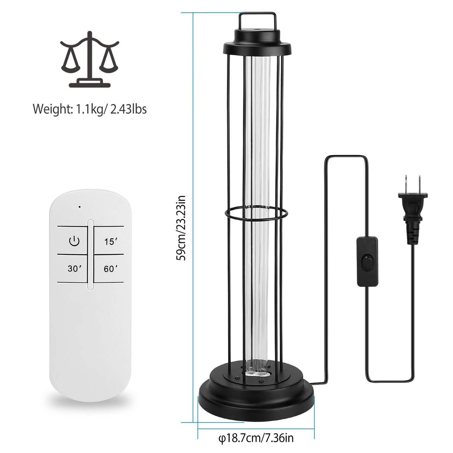 Ultraviolet Disinfection Sterilizer Tube Light DailySale