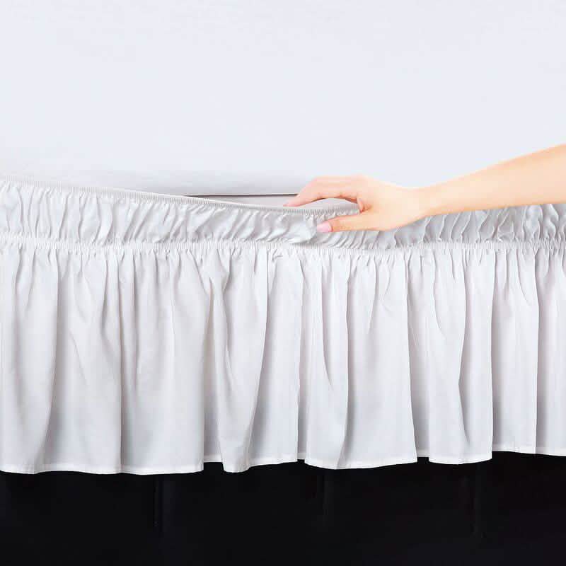 Undercliff Easy Wrap Elastic Ruffled 16 Bed Skirt DailySale