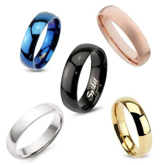 Unisex 316L Stainless Steel Ring - Assorted Colors and Sizes DailySale