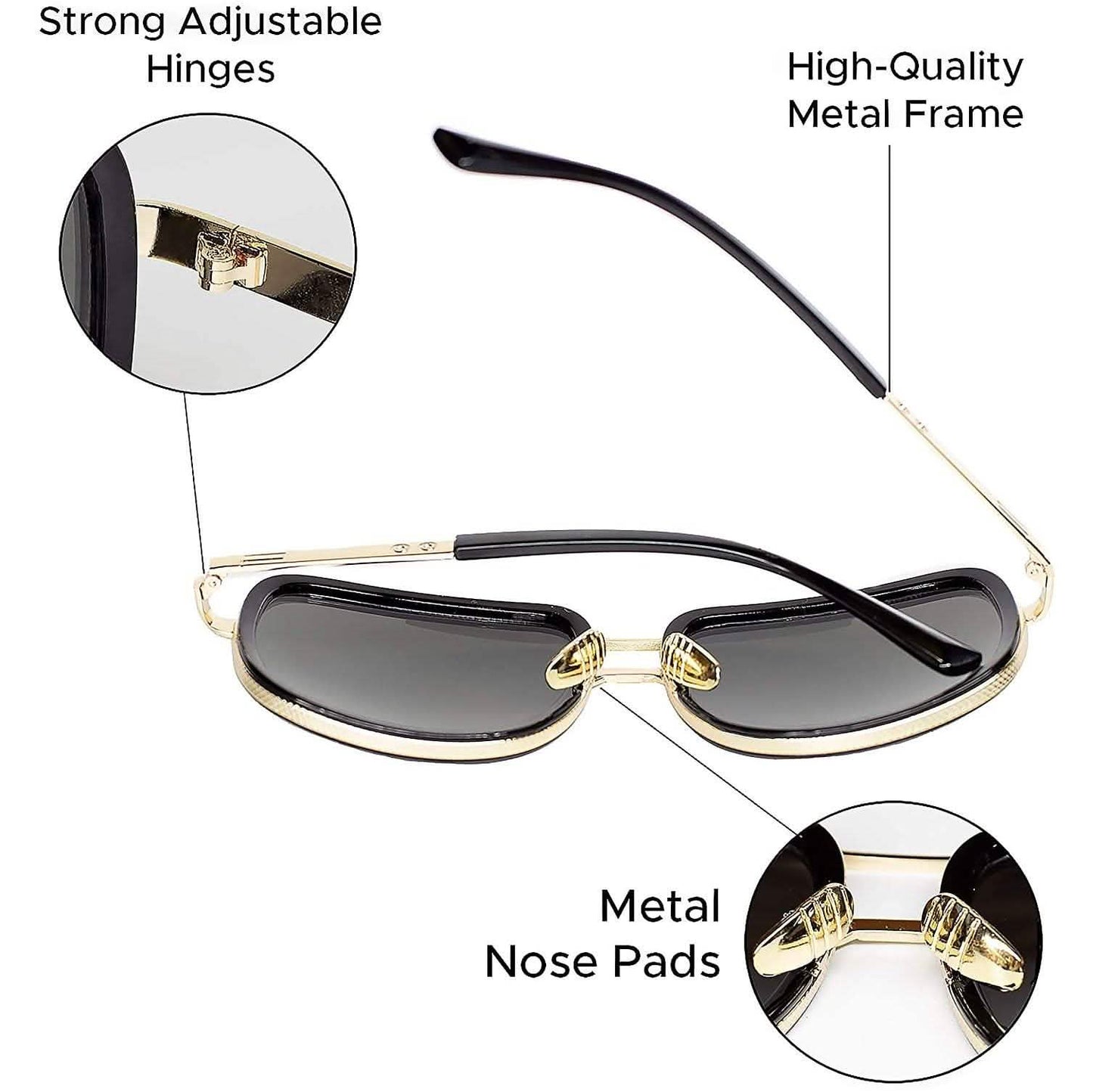 Unisex Big Frame HD Sunglasses DailySale