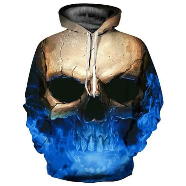 Unisex Characters Skull 3D Printed Hoodies DailySale