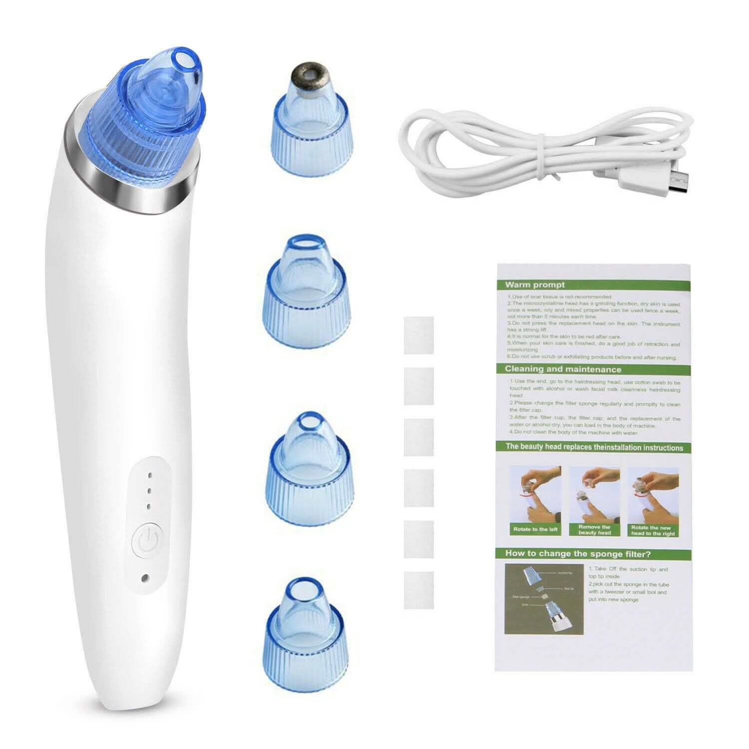 Unisex Electric Blackhead Remover Facial Skin Pore Cleaner DailySale