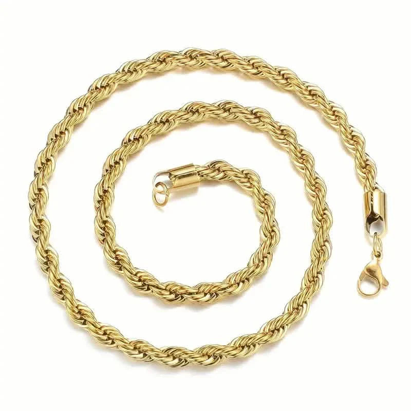 European Classic Twist Necklace Rope Chain DailySale