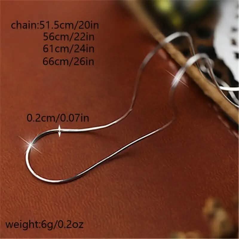 Unisex Snake Chain Necklace DailySale