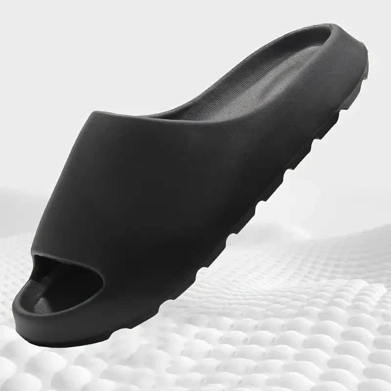 Unisex Soft Slippers, Comfortable Indoor/Outdoor Slide Sandals, Non-slip Textured Design Footwear DailySale