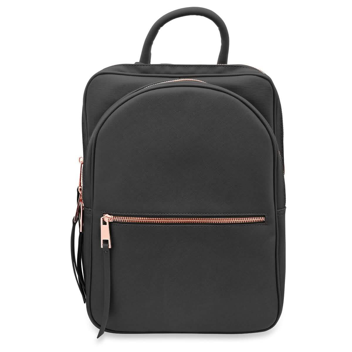 Unisex Super Soft Premium Vegan Leather Travel Backpack with 6 Compartment DailySale