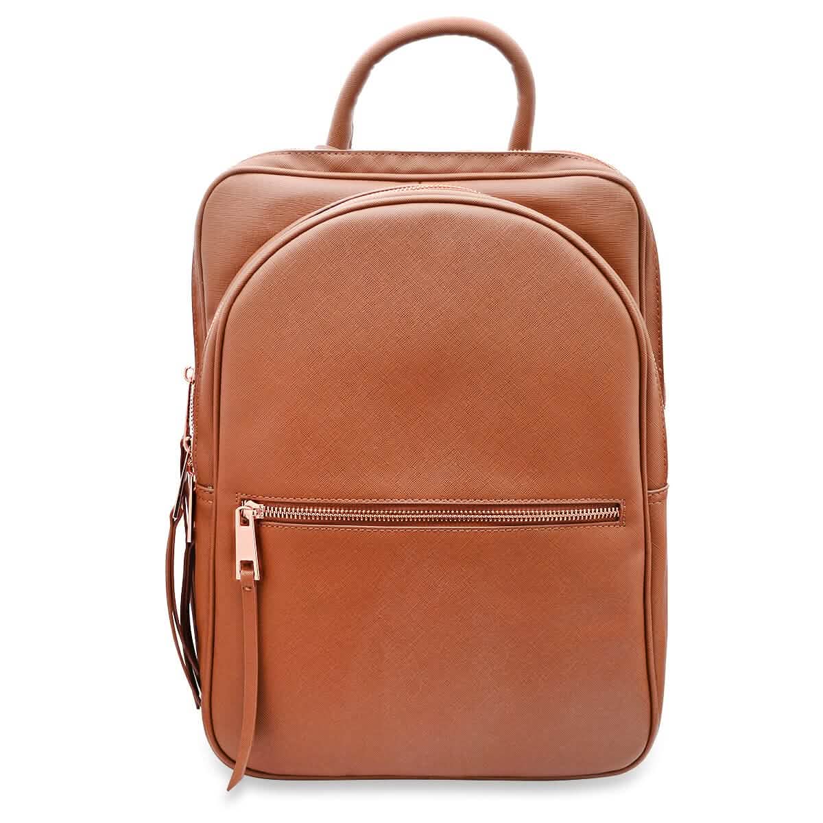 Unisex Super Soft Premium Vegan Leather Travel Backpack with 6 Compartment DailySale