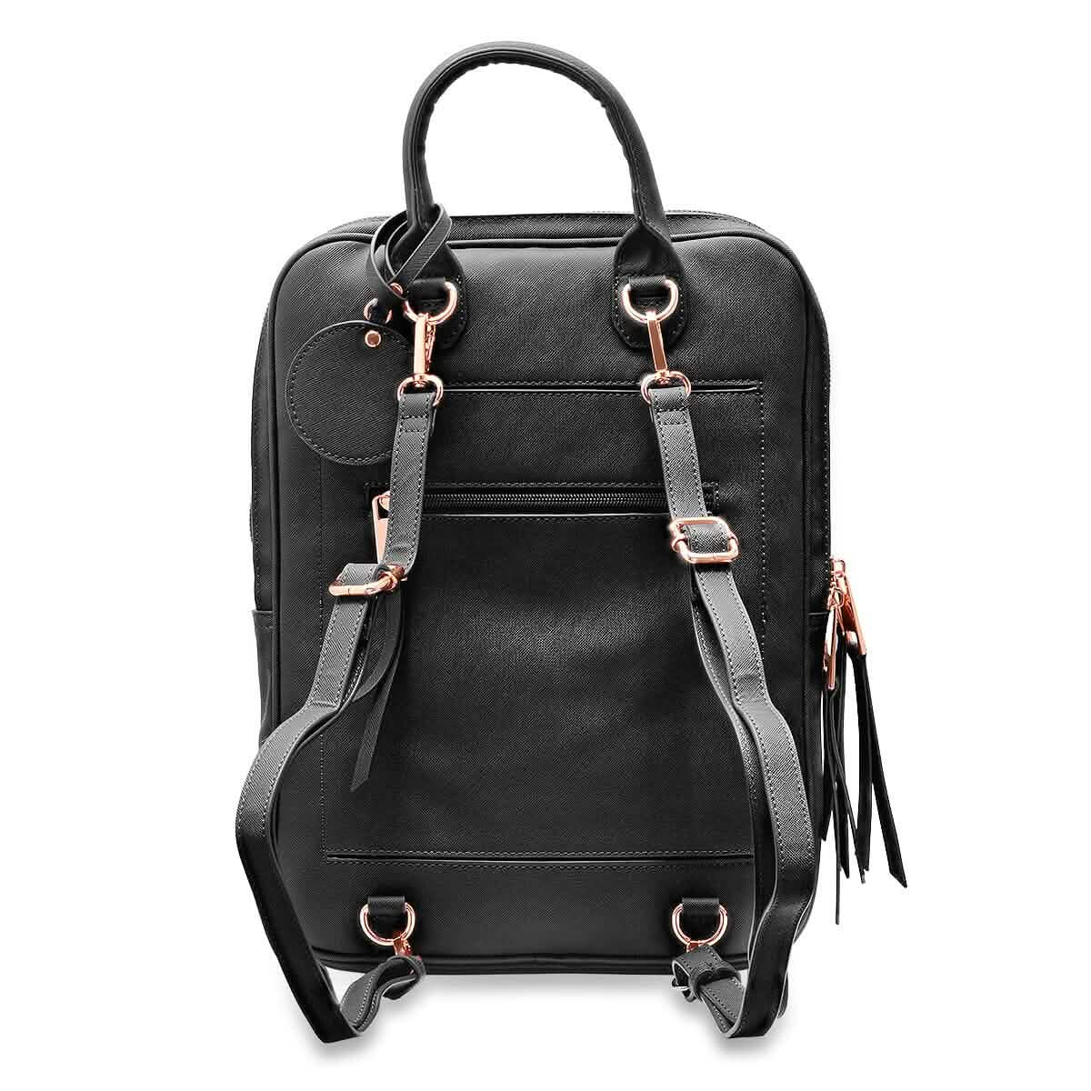 Unisex Super Soft Premium Vegan Leather Travel Backpack with 6 Compartment DailySale