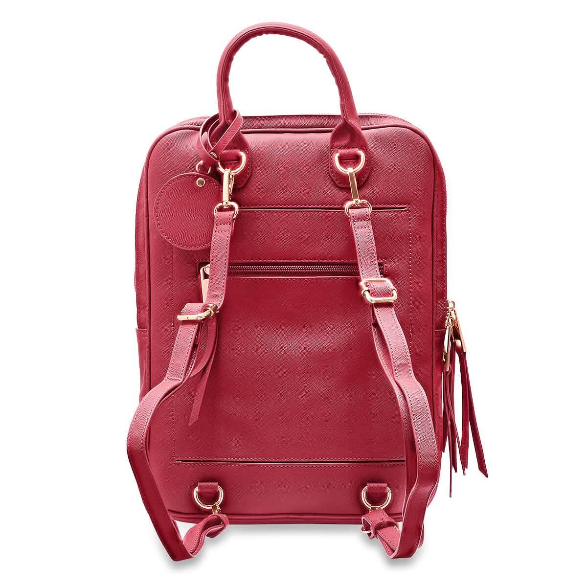 Unisex Super Soft Premium Vegan Leather Travel Backpack with 6 Compartment DailySale