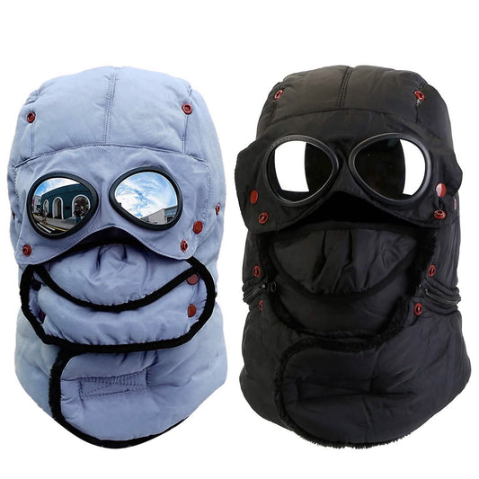 Unisex Thermal Winter Goggles Hat DailySale