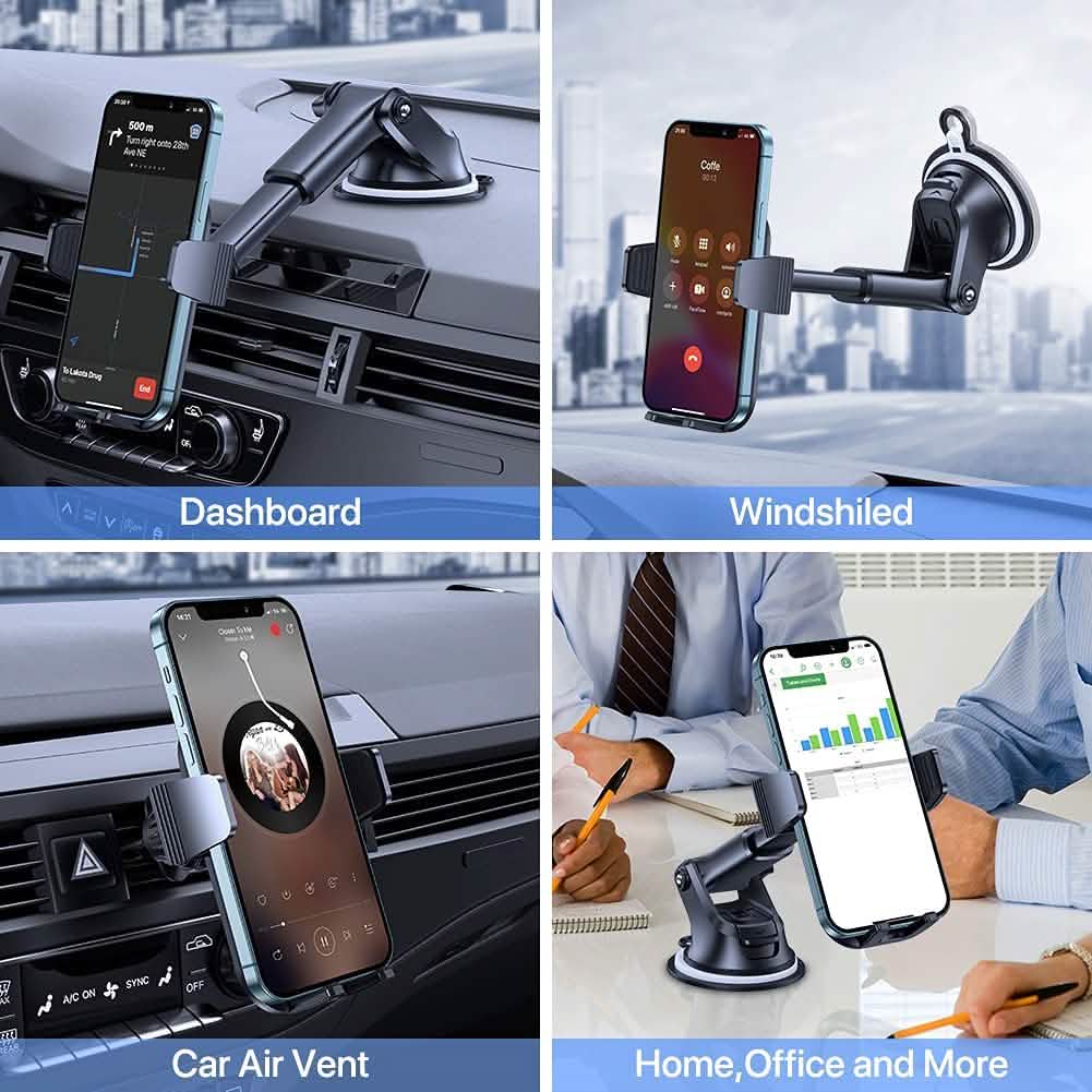 Universal 3-in-1 Car Phone Holder Mount DailySale