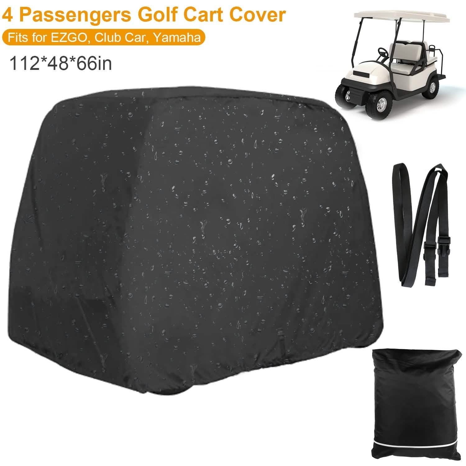 Universal 4 Passenger Golf Cart Cover 210D DailySale