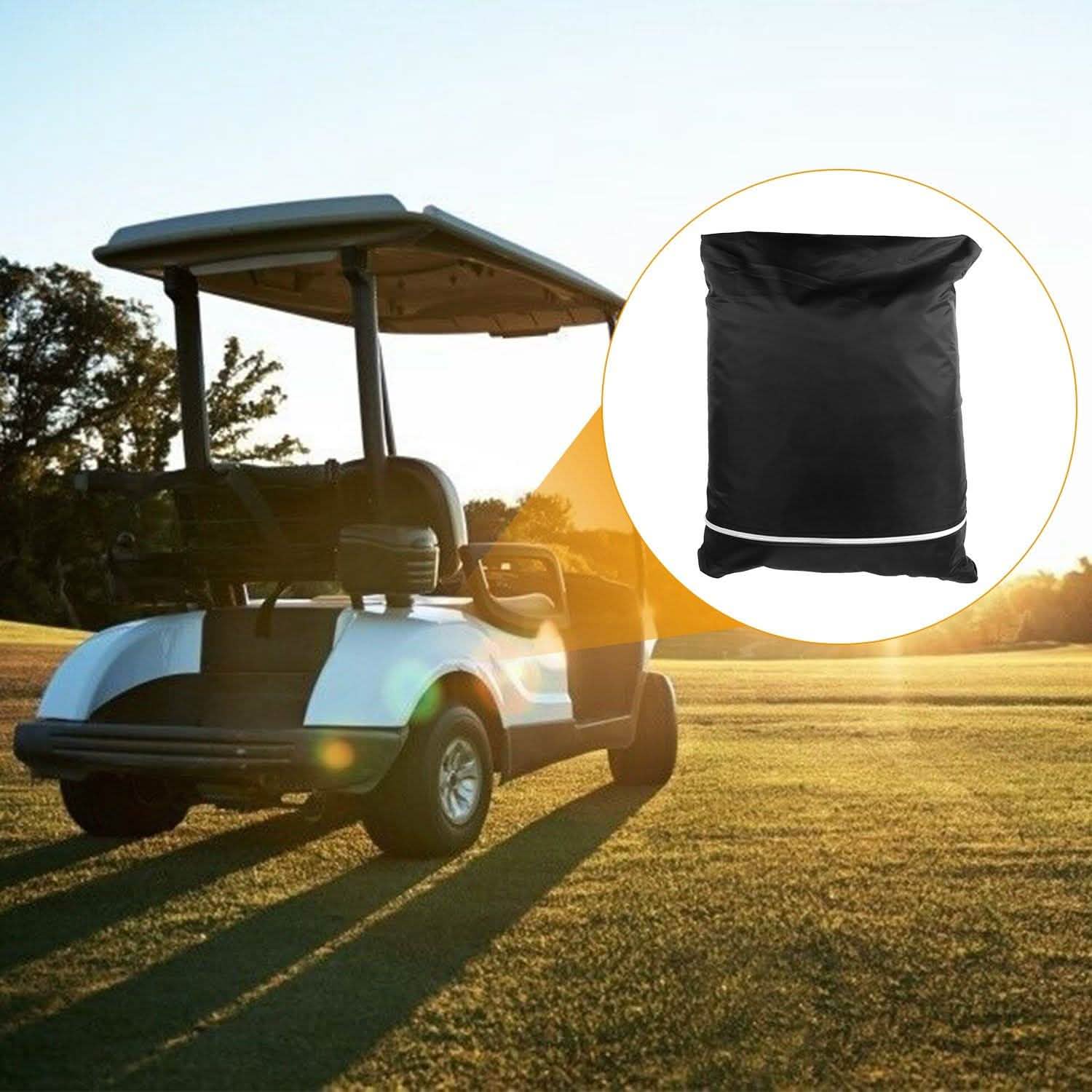 Universal 4 Passenger Golf Cart Cover 210D DailySale