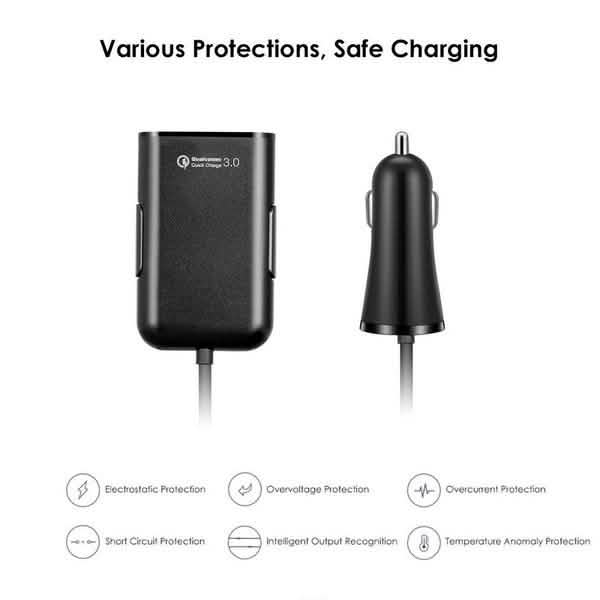 Universal 4 Ports USB Car Charger DailySale