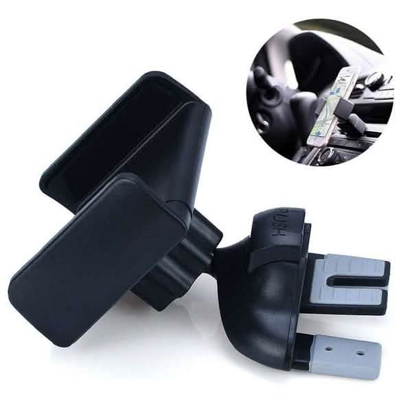 Universal Car Van CD Slot Smart Mobile Phone Rotation Mount Holder DailySale