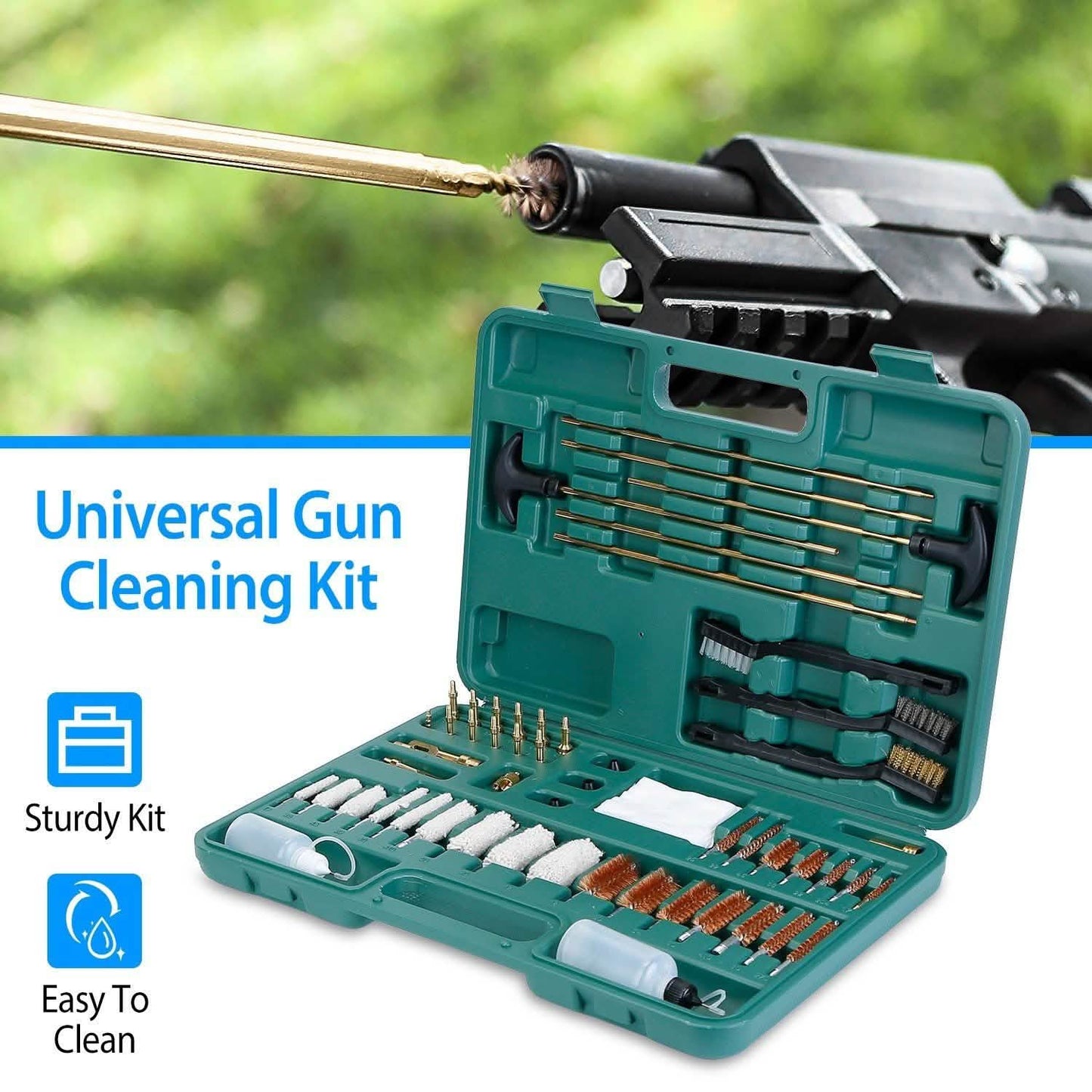 Universal Gun Cleaning Kit with Carrying Case DailySale