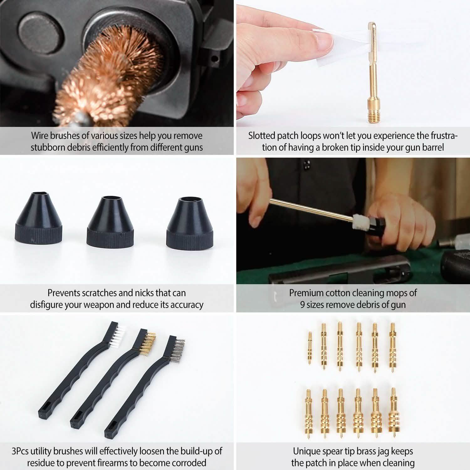 Universal Gun Cleaning Kit with Carrying Case DailySale