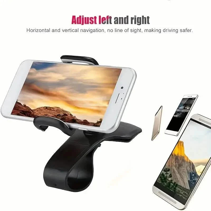 Universal Swivel Dashboard Cell Phone Holder - 360 Degree Adjustable Car Holder Clip DailySale