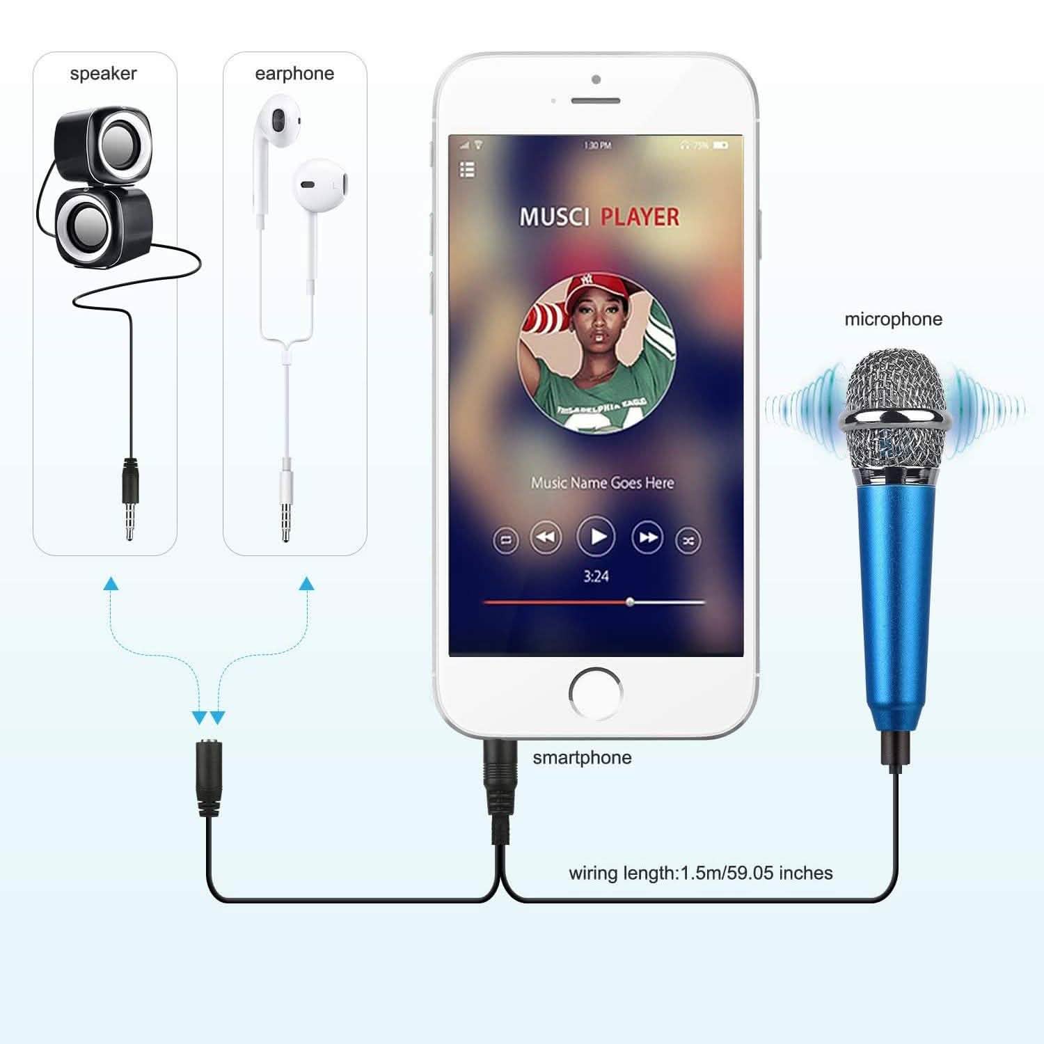 Uniwit Mini Portable Vocal/Instrument Microphone DailySale