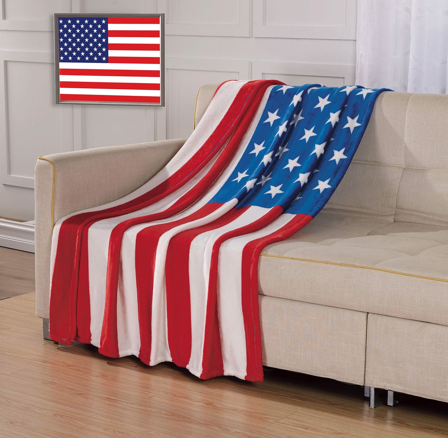 USA American Flag Throw Blanket DailySale