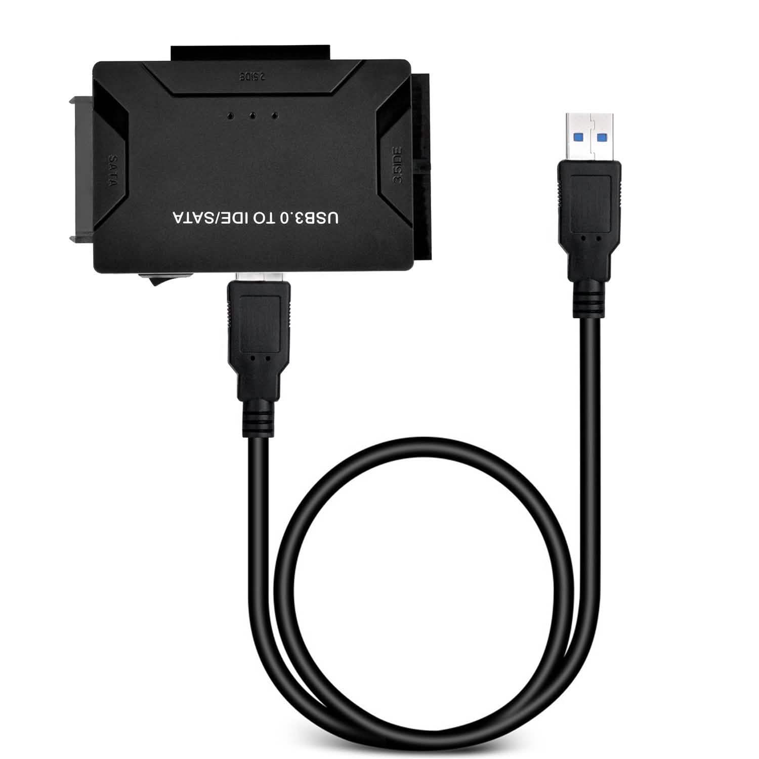 USB 3.0 to 2.5'' 3.5" IDE SATA Converter Adapter External Hard Drive Cable Kits DailySale