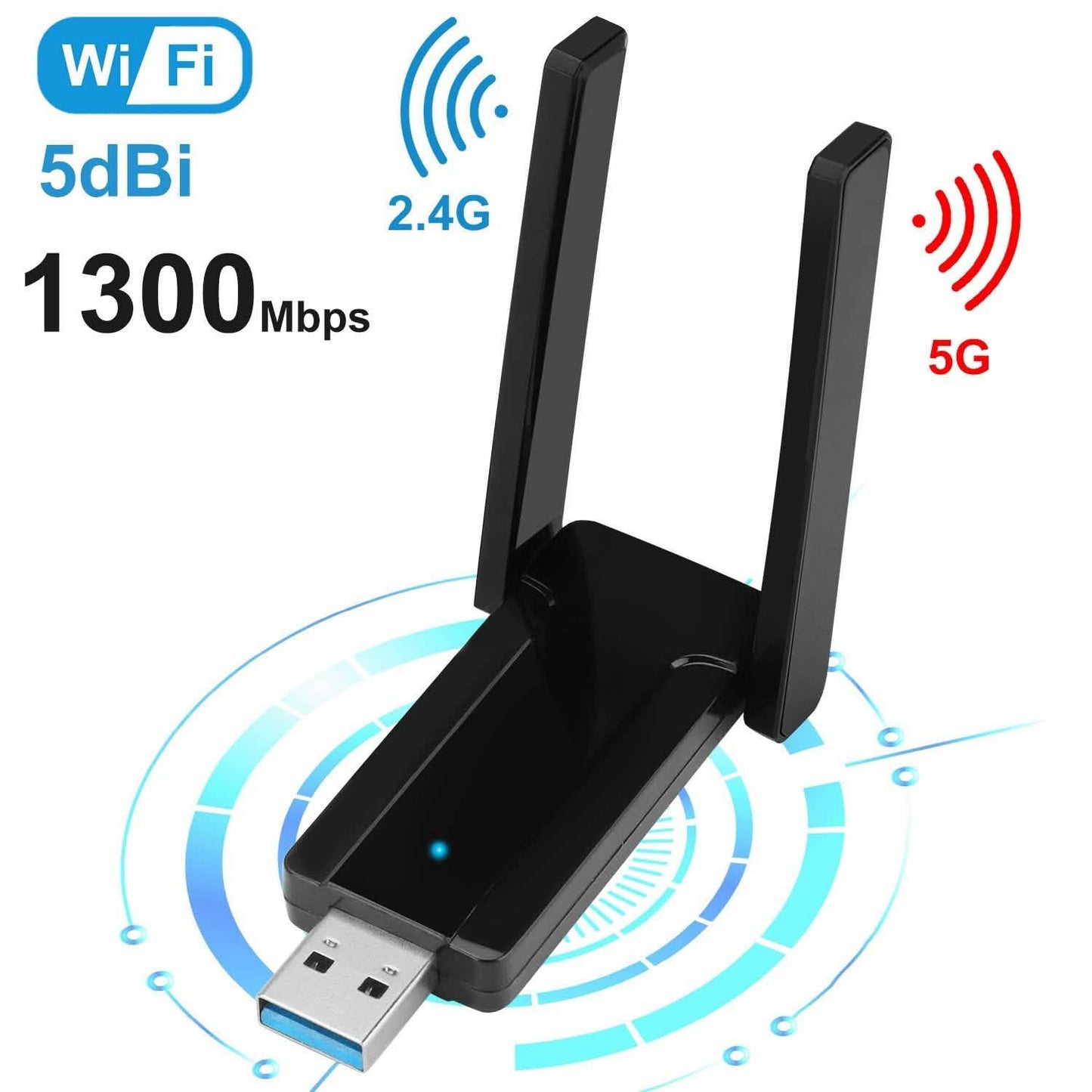 USB 3.0 WiFi Adapter AC1300 Mbps DailySale