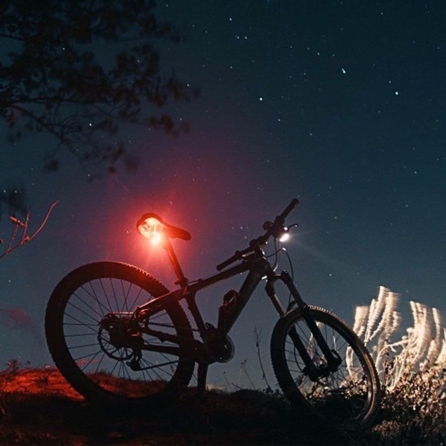 USB Rechargeable Bike Light Set with Speedometer and Odometer DailySale
