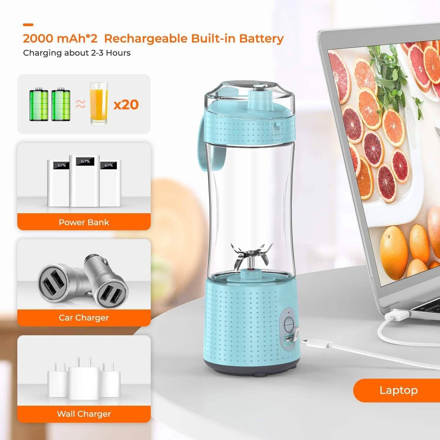 USB Rechargeable Portable Blender DailySale