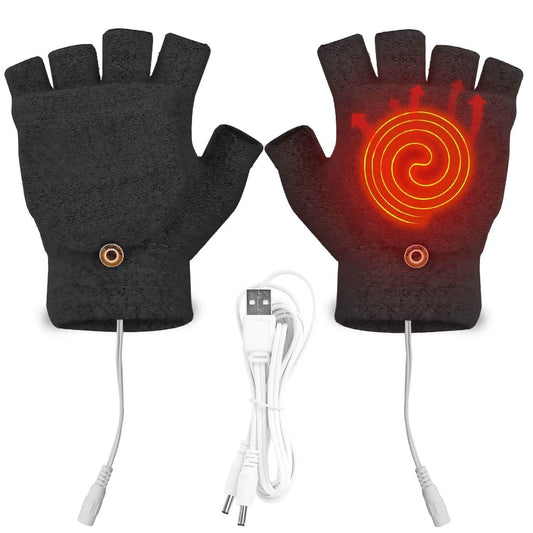 USB Wool Heated Gloves Mitten DailySale