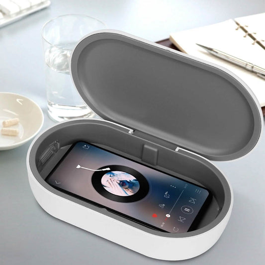 UV Light Sanitizer Box Portable 10w Phone Wireless Charging Disinfection Lamp DailySale